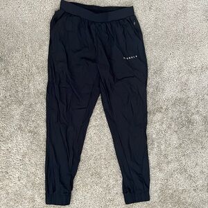 YoungLA Black Jogger Sweatpants with Elastic Cuffs
